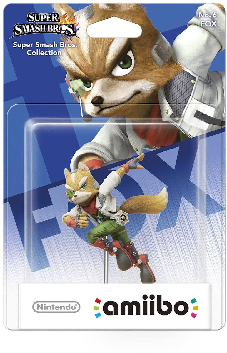 Nintendo amiibo Super Smash Figuur Fox - Wii U - NEW 3DS - Switch