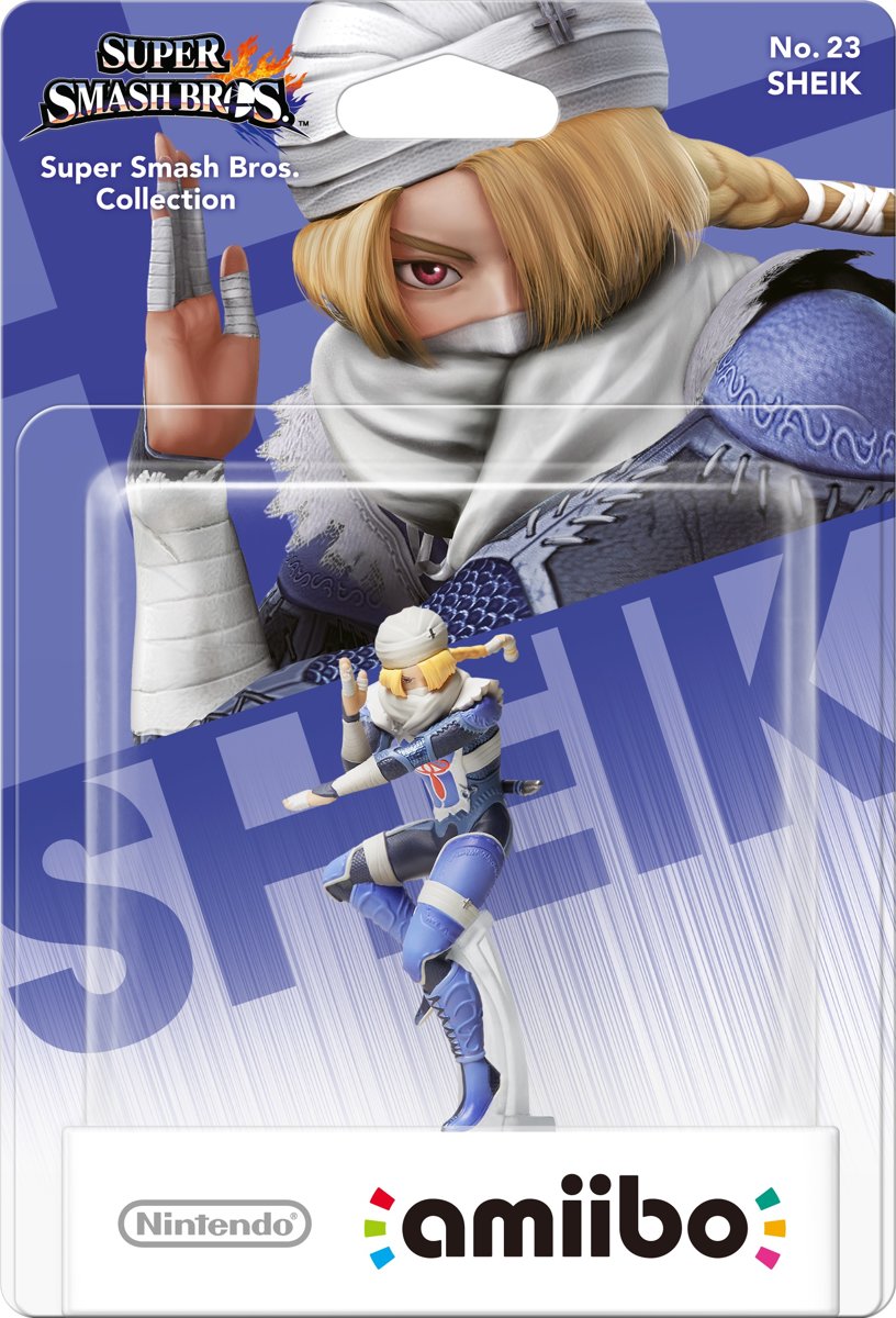   amiibo Super Smash Figuur Sheik - Wii U + NEW 3DS