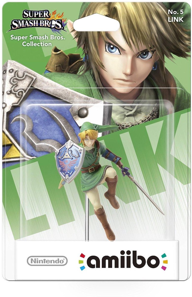 amiibo Super Smash Bros Collection - Link - Wii U + NEW 3DS + Switch