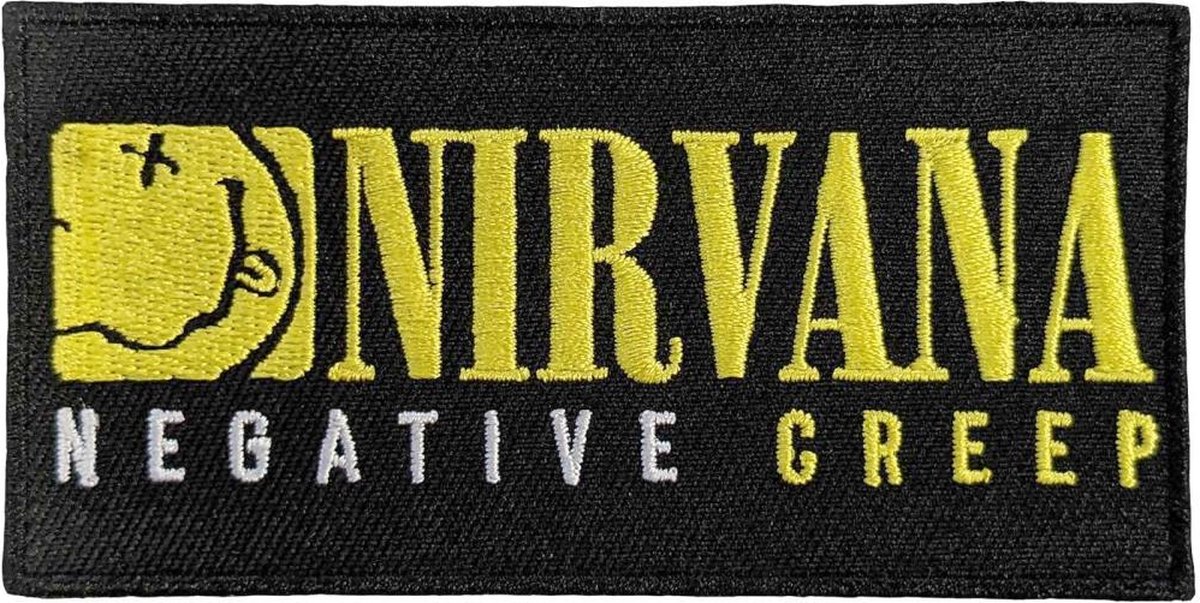 Nirvana - Negative Creep Patch - Zwart