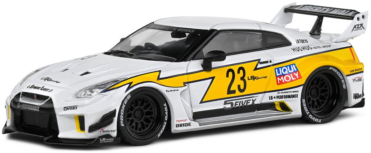 Nissan GT-R (R35) Liberty Walk Body Kit - 1:43 - Solido