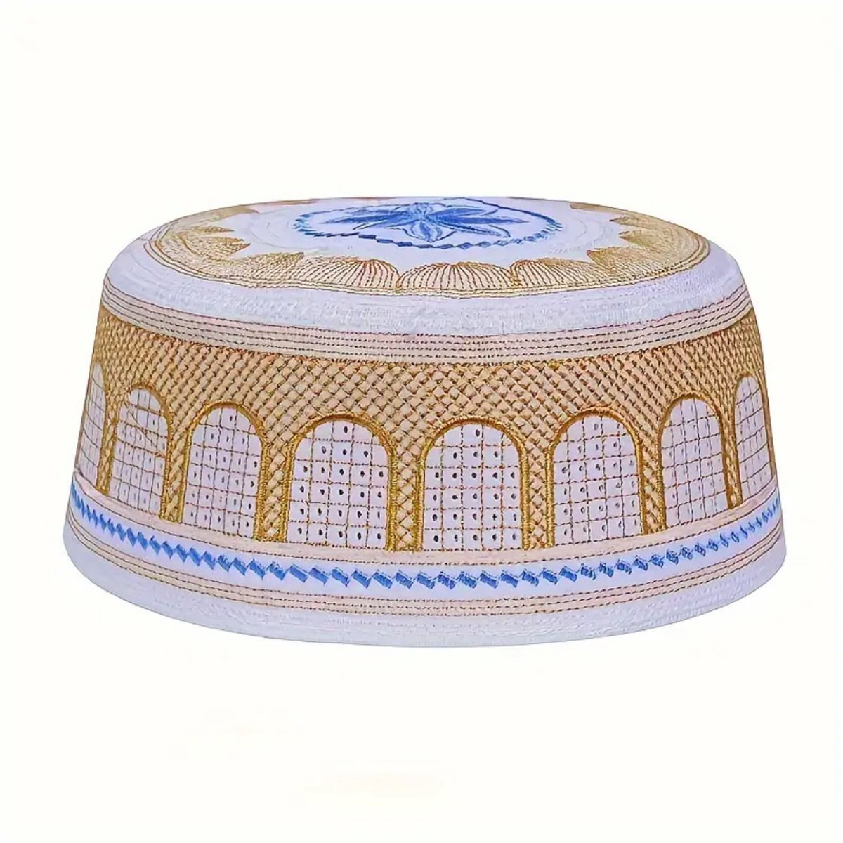 Nivard Joodse Hoed - Keppeltje - Joods - Kippah - Jodendom - Geel - 56 cm