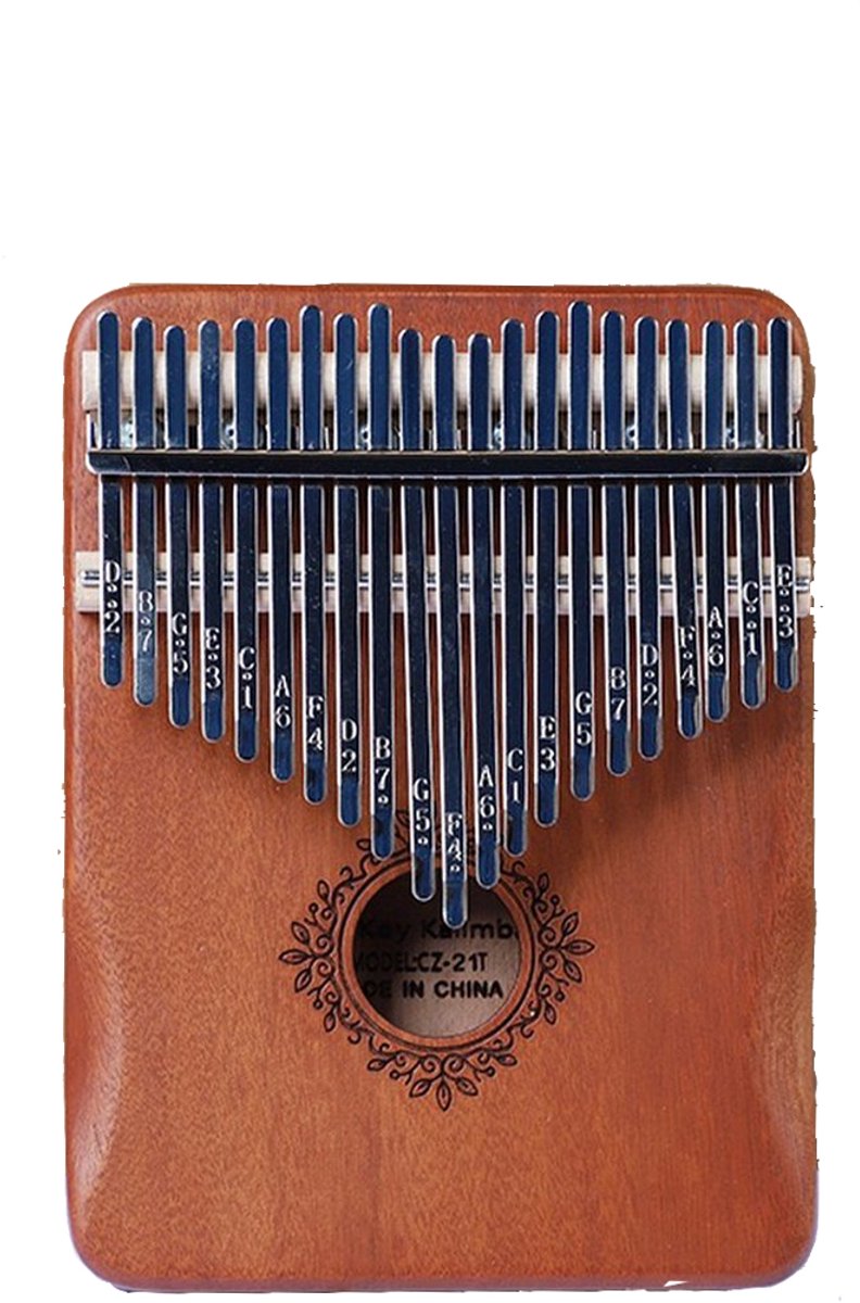 Nixnix® - Vingerpiano - Kalimba - 21 toetsen - Mahonie hout - Muziek instrument