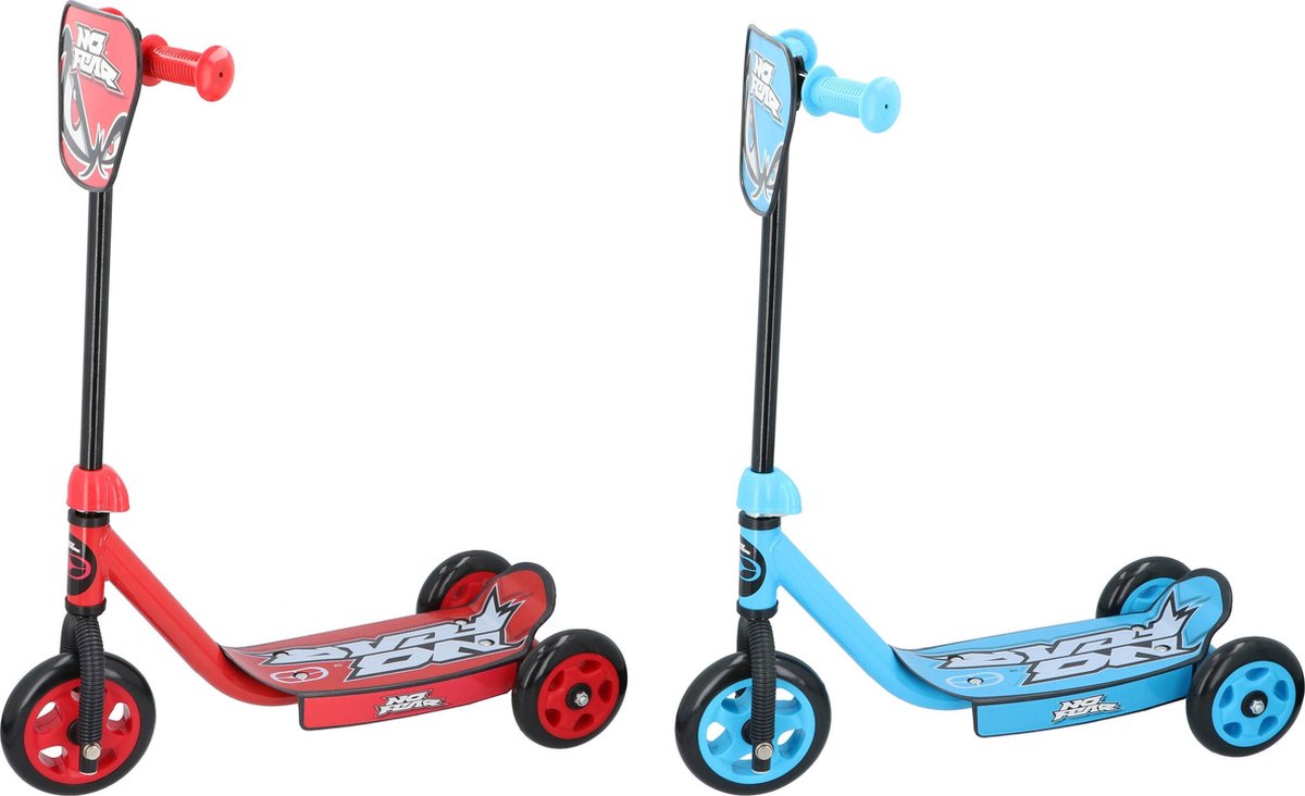 No Fear Kinderstep - 3 Wielen - 3+ - Max. 20 Kilo - Blauw of Rood