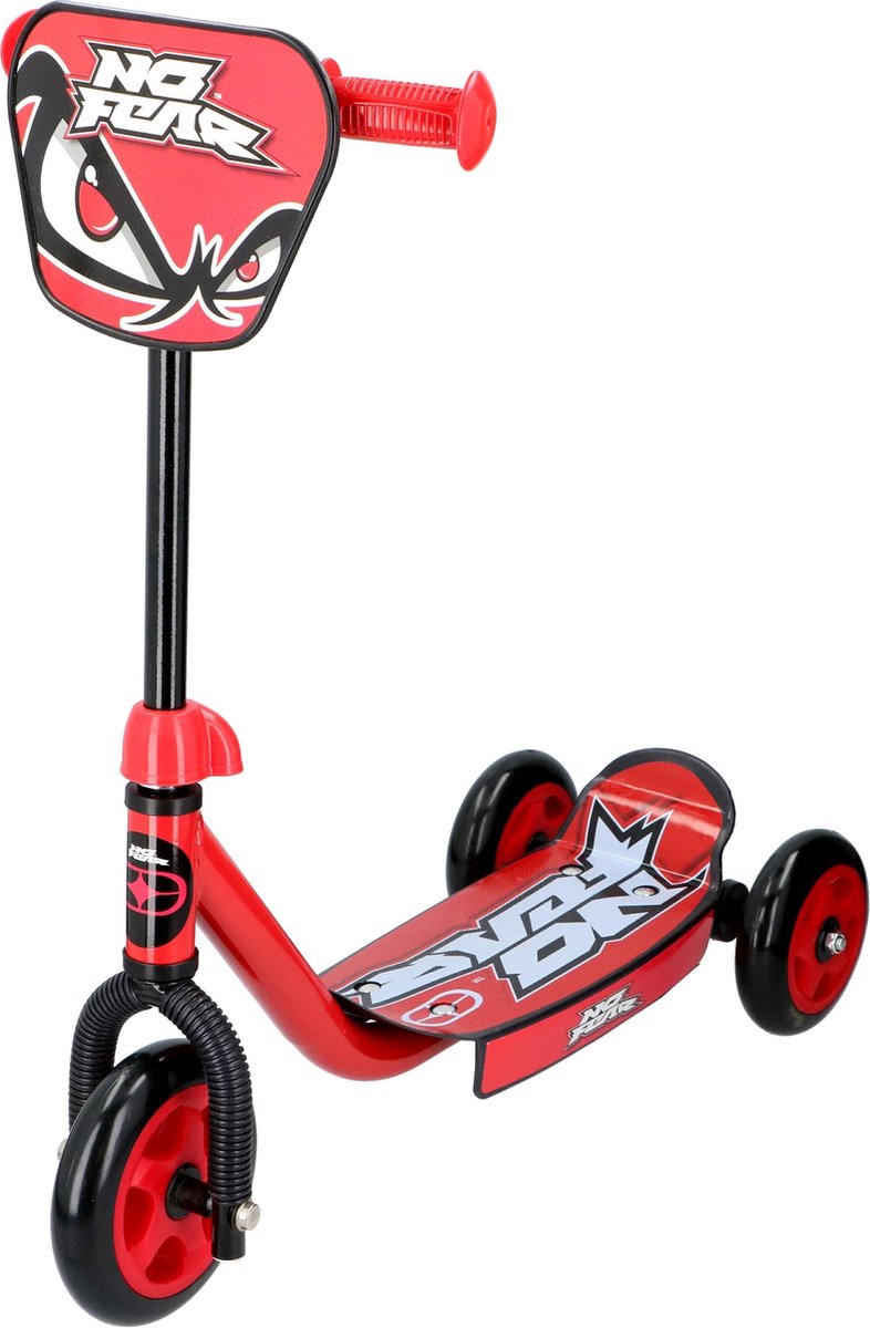 No Fear Kinderstep met 3 Wielen - 3+ - Max. 20 Kilo - Rood
