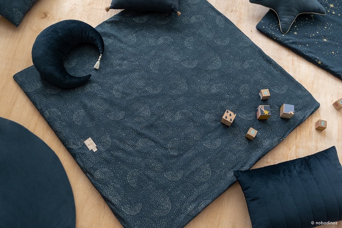 Nobodinoz speelmat Colorado Gold Bubble/Night Blue