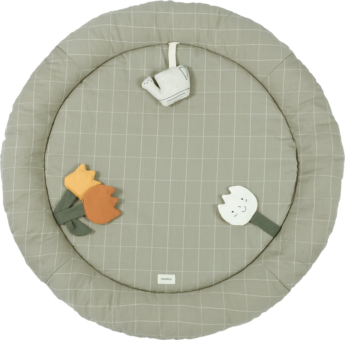   Rond sensorisch activiteitennest - Ø100xH8cm - Tulips Green