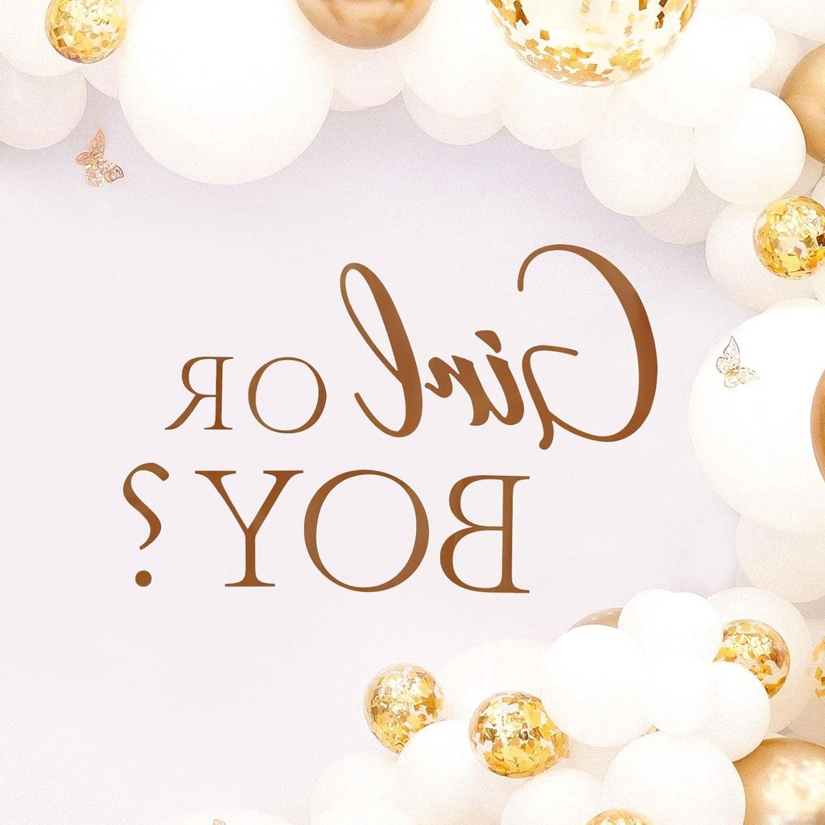 Muursticker voor Babyshowerfeest, Geslachtsonthulling Teken, Genderthema Decoratie - Bogen voor Muurdeurkamer.