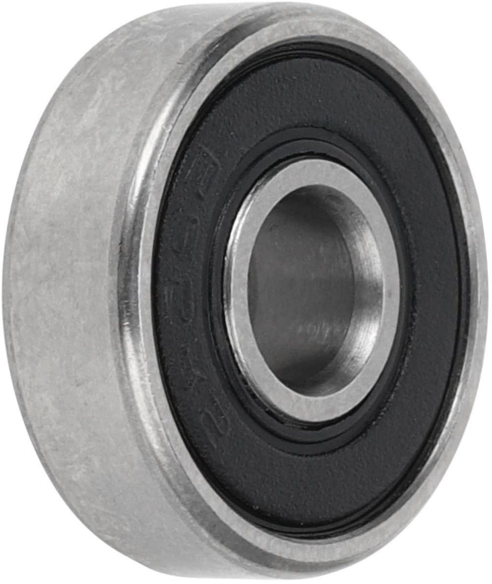 Nordivar - Diepe Groef Kogellagers P5 5x16x5mm Voor Scooter Skateboard Wiel, Gesmeerd, Rubber Afdichting