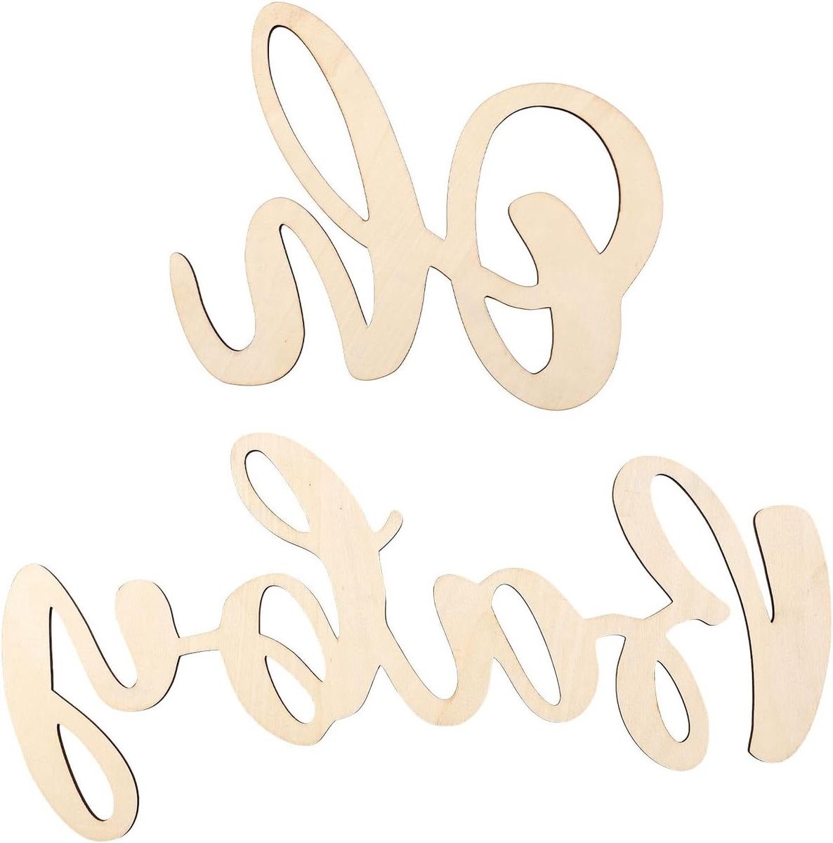 Nordivar - Houten Baby Douche Teken voor Gender Reveal Party Decoraties met Oh Baby Print - Schattige Foto Props in Licht Geel