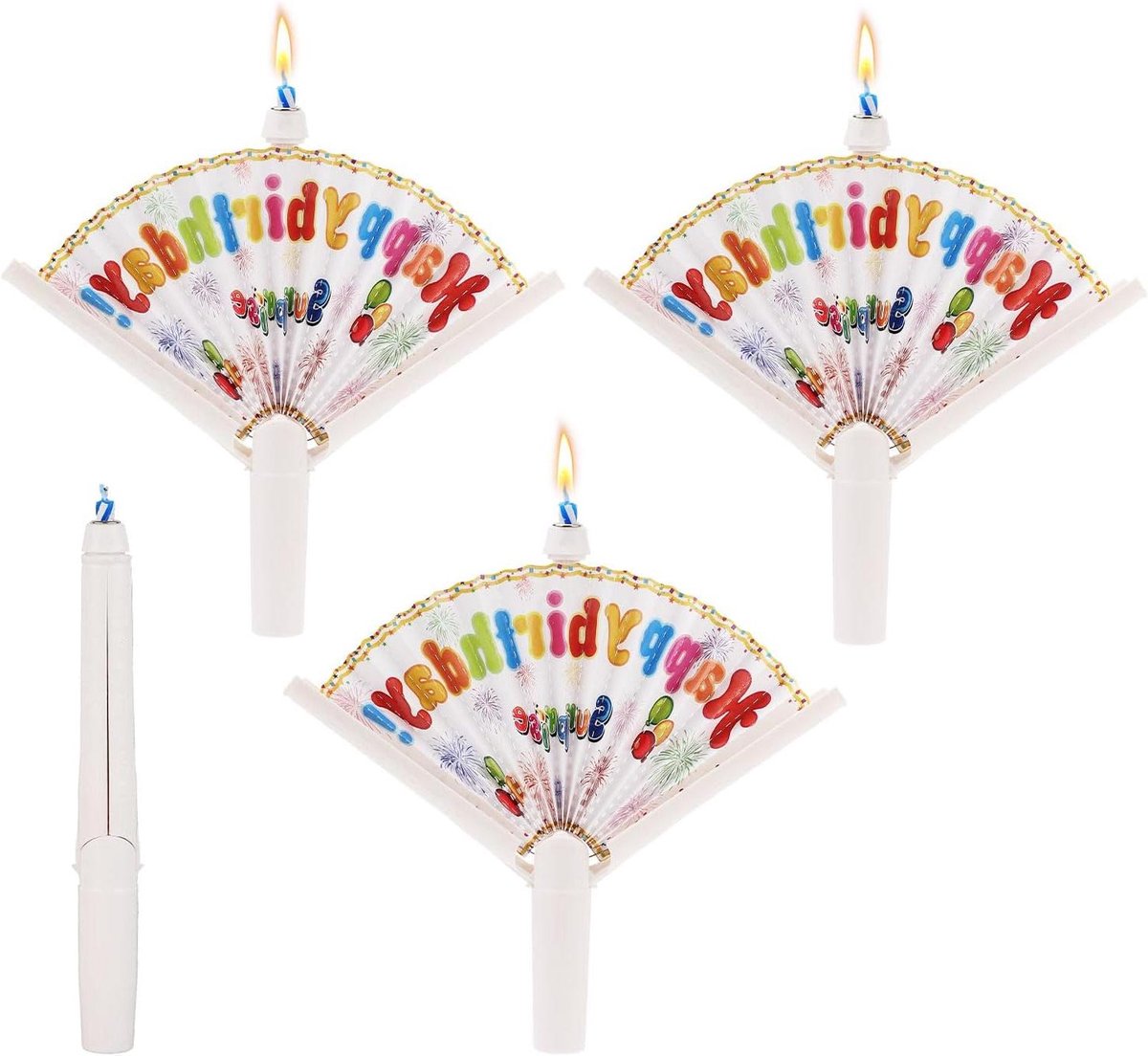 Nordivar - Verrassingsverjaardagskaarsen voor Verjaardagsfeest - Grappige Taarttopper - Truckkaarsen - Feestbenodigdheden