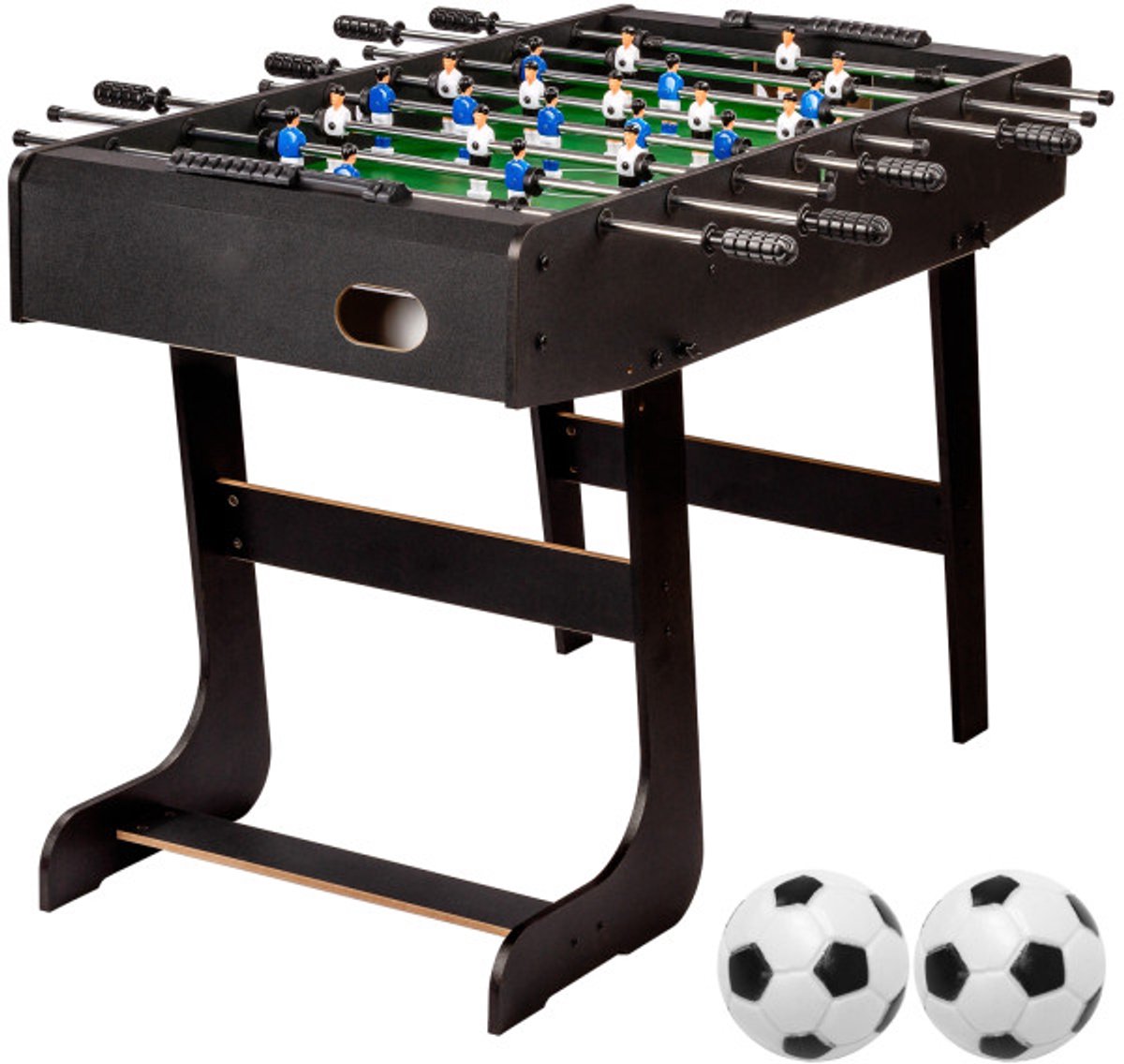 NORTH Durham Voetbaltafel Zwart Foldy