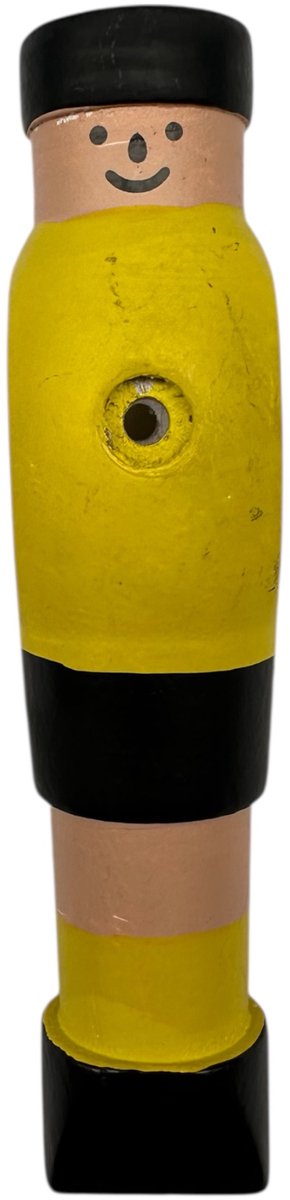 NORTH Voetbaltafelpoppen Geel Set (van 11) Houten 16MM