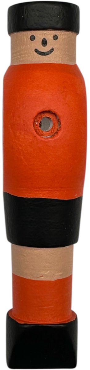 NORTH Voetbaltafelpoppen Oranje Set (van 11) Houten 16MM