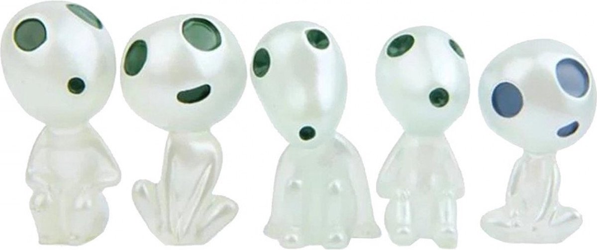 5x Glow-in-the-dark minifiguren - Kodama