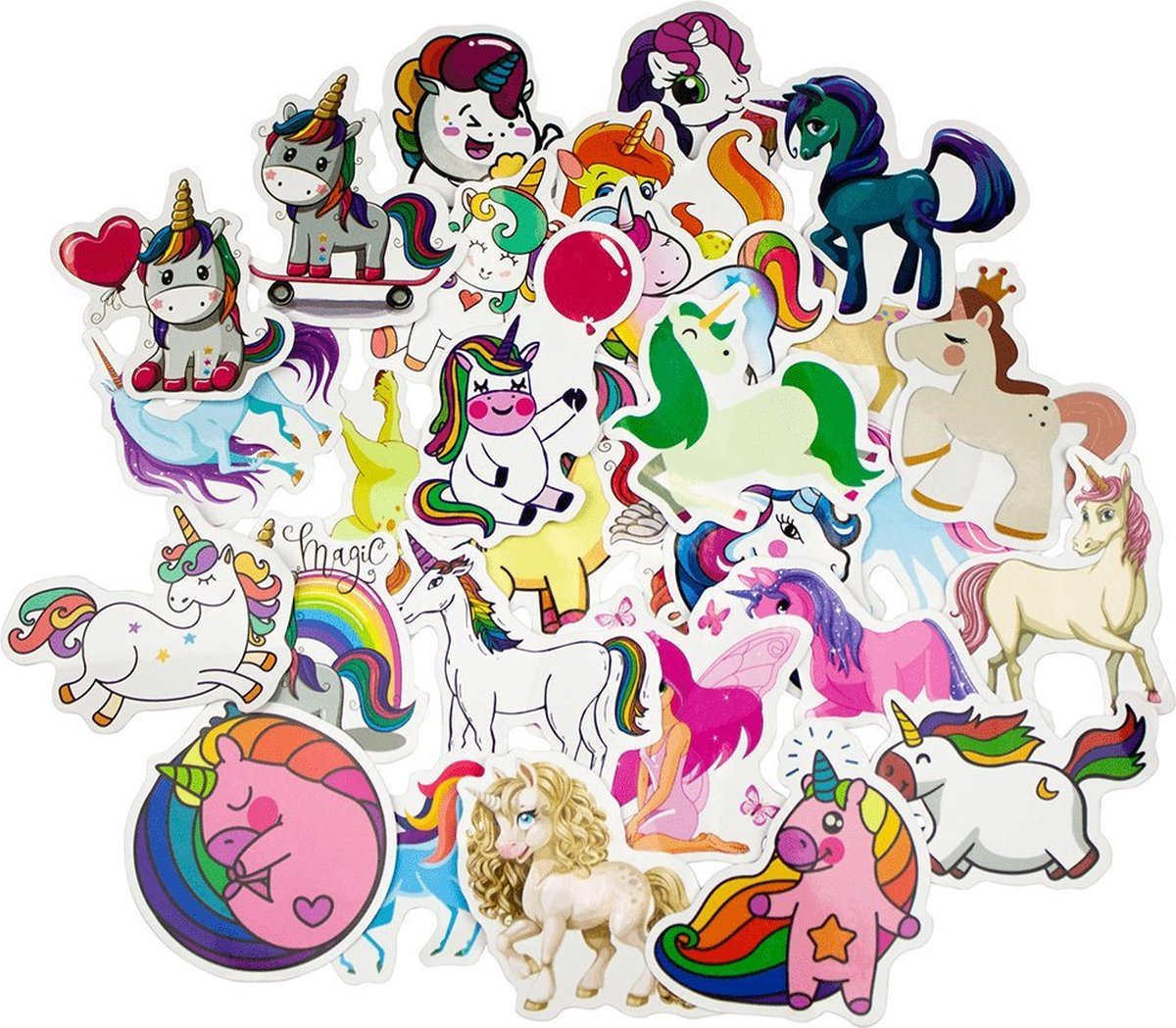 Big Pack-stickers en -stickers - Eenhoorn 1