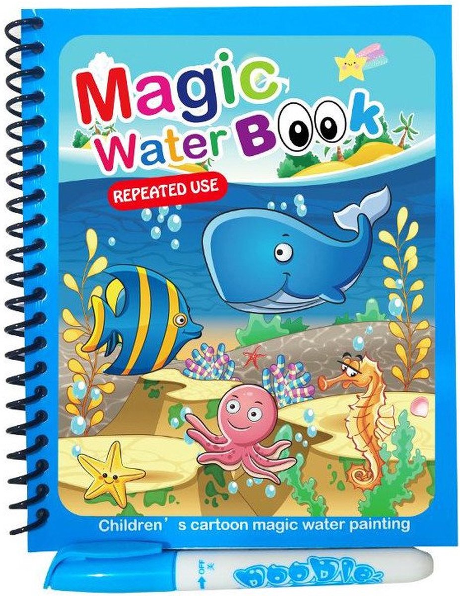 Kleurboek, Water schilderen - Onderwaterwereld