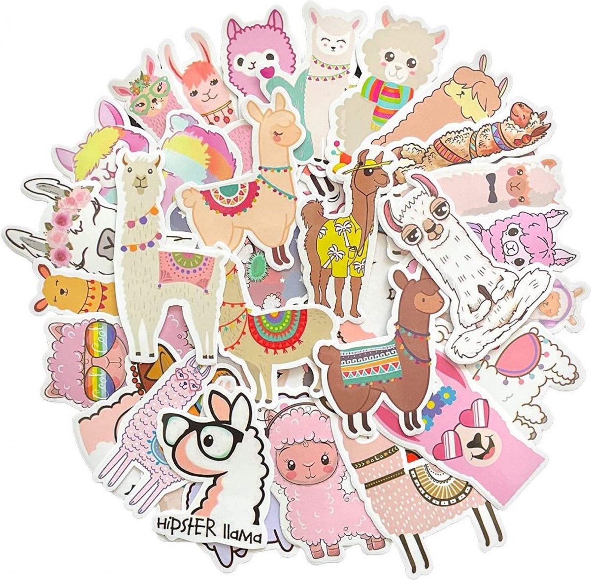 Pakje Stickers - Alpaca