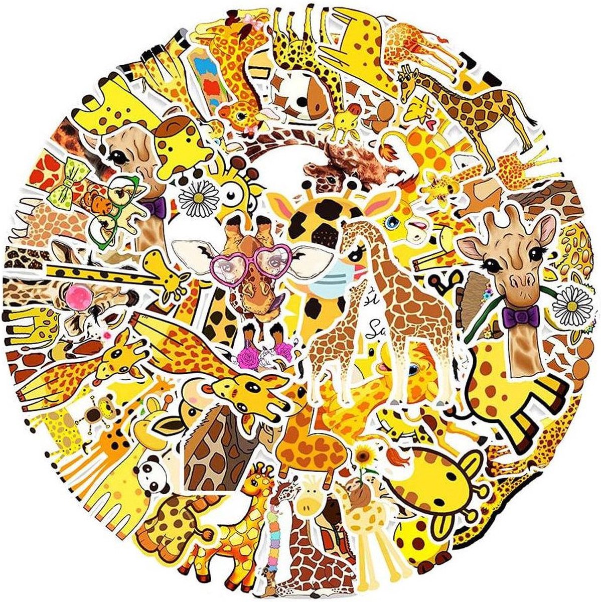 Pakje Stickers - Giraffe