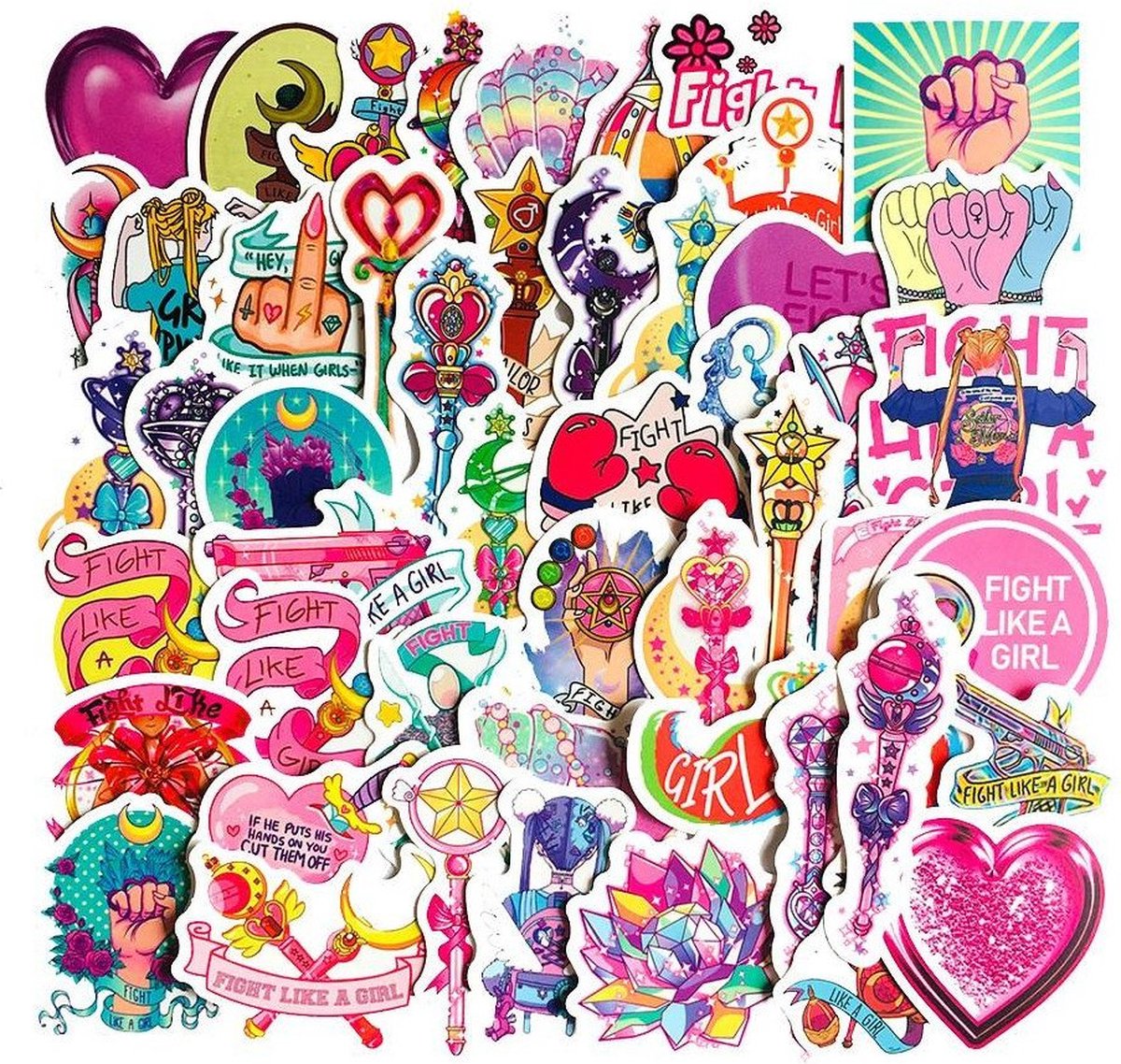 Pakje Stickers - Girl Power