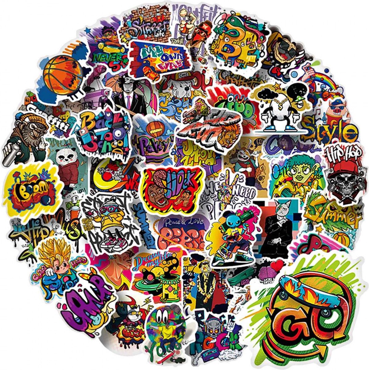 Pakje Stickers - Graffiti 3