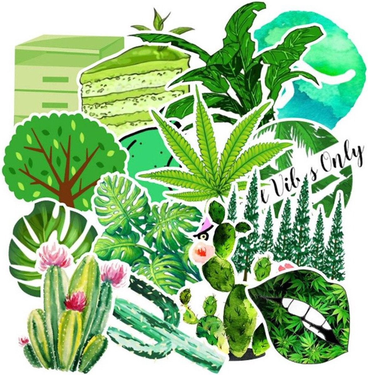 Pakje Stickers - Groente