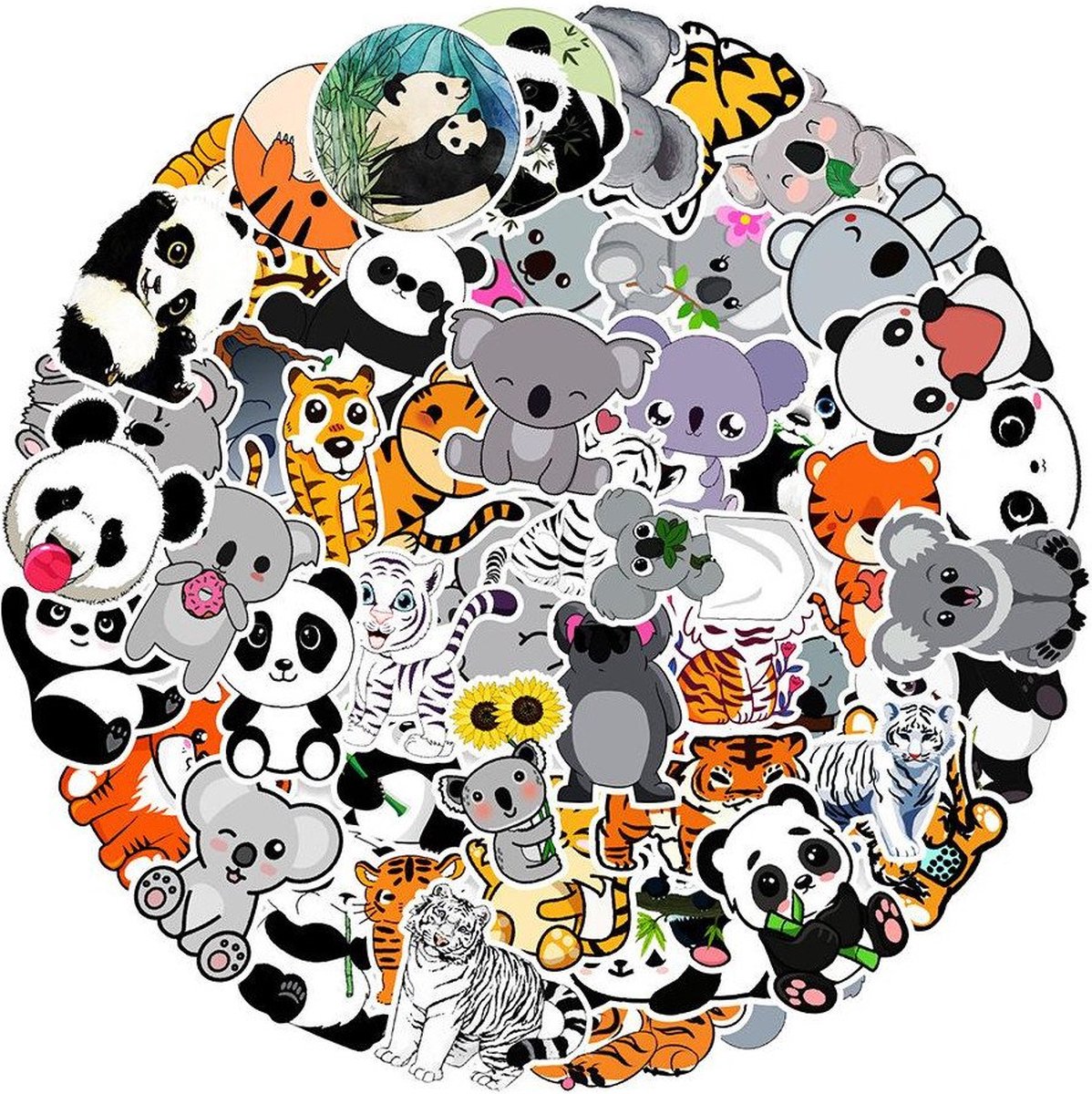 Pakje Stickers - Koala en andere Dieren