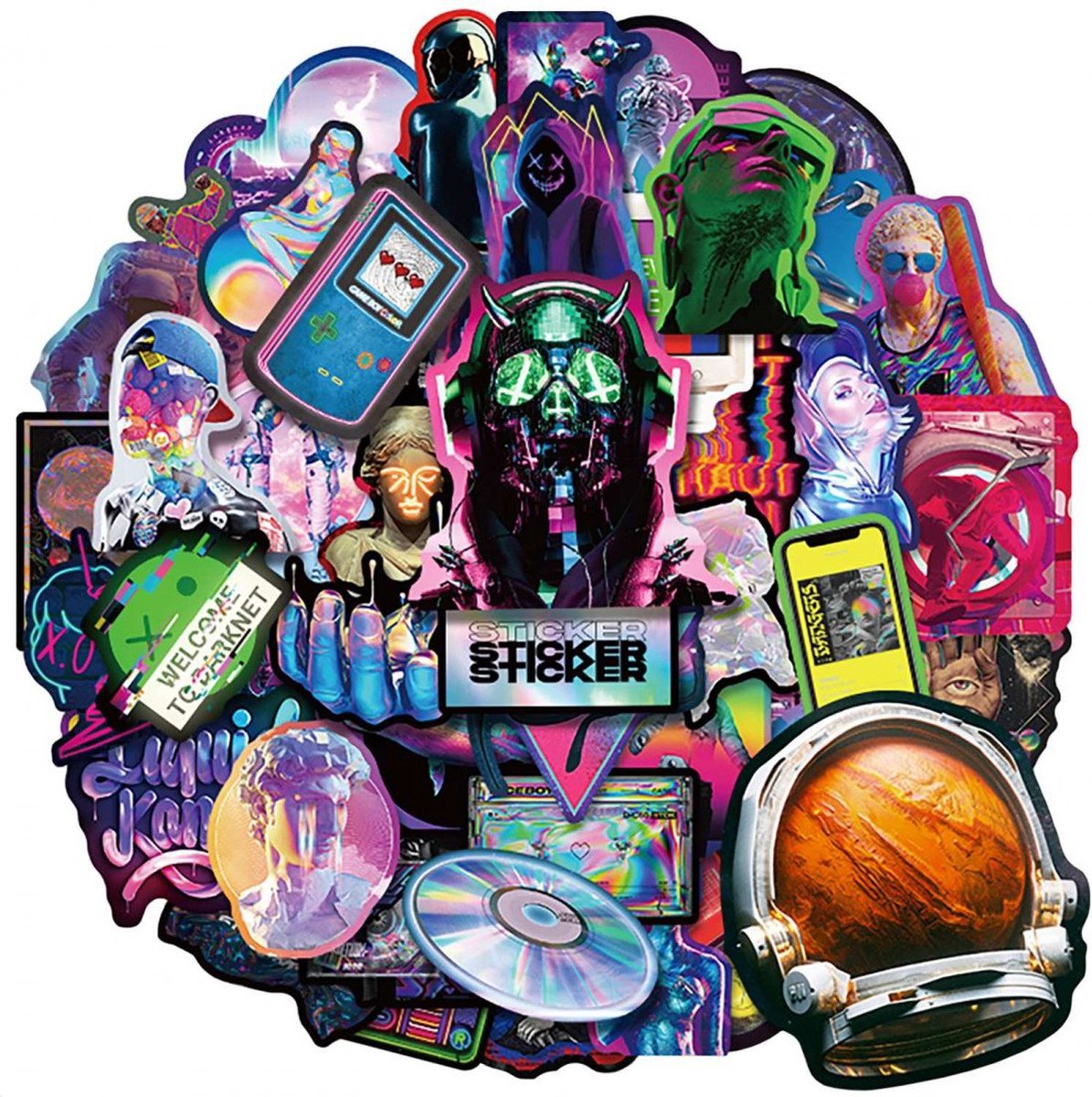 Pakje Stickers - Laser