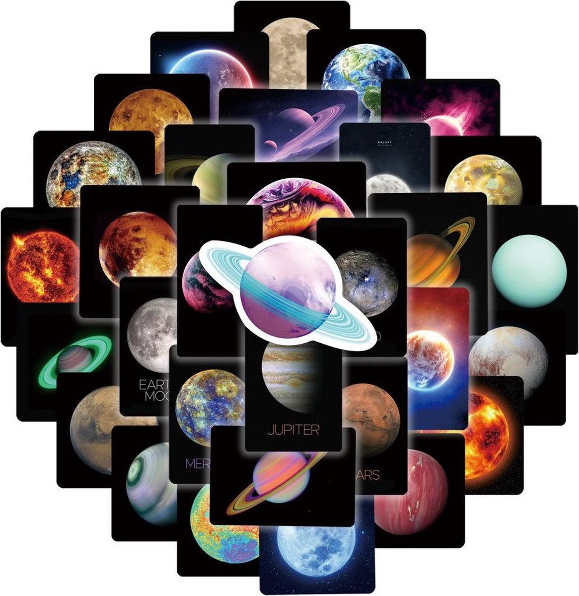 Pakje Stickers - Planeten
