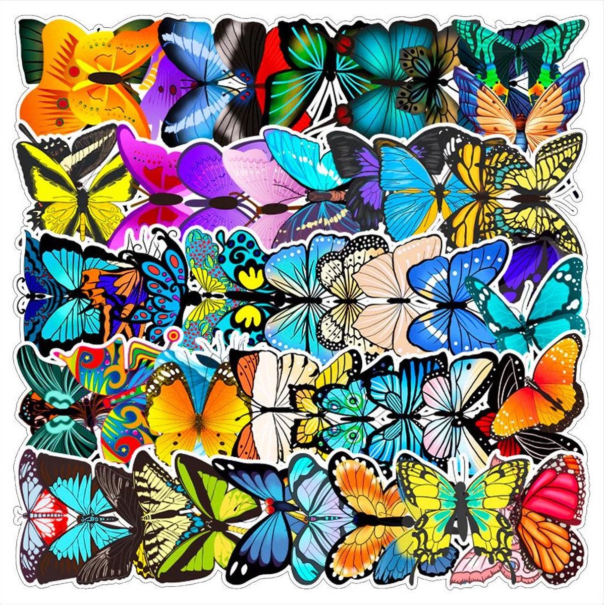 Pakje Stickers - Vlinders