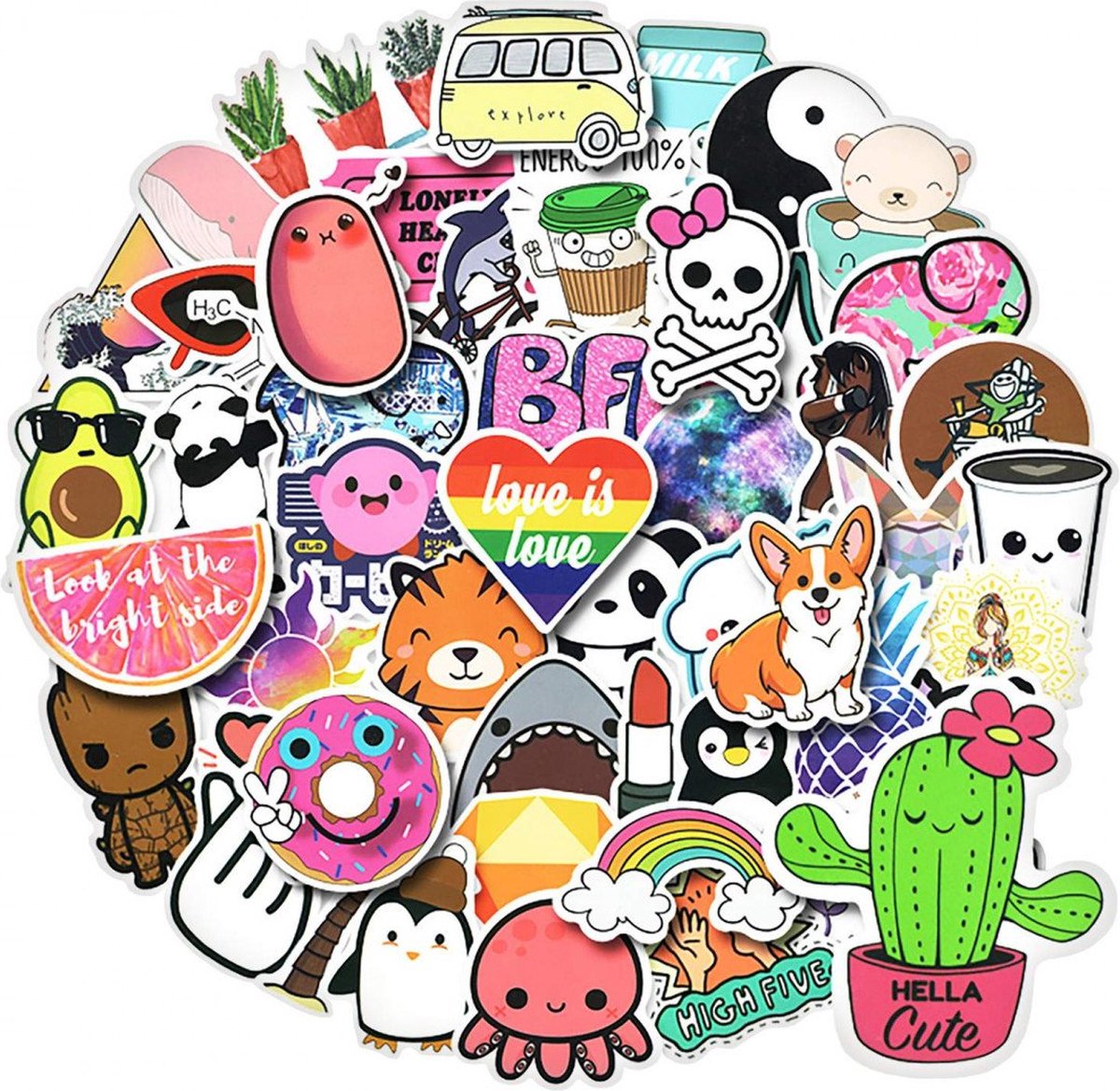 Pakje Stickers - Zoete Mix