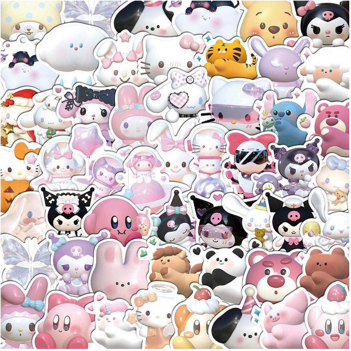 Stickers - kawaii - 50 st
