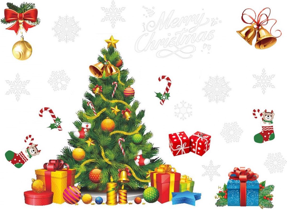 Vellen Grote Stickers - Kerst