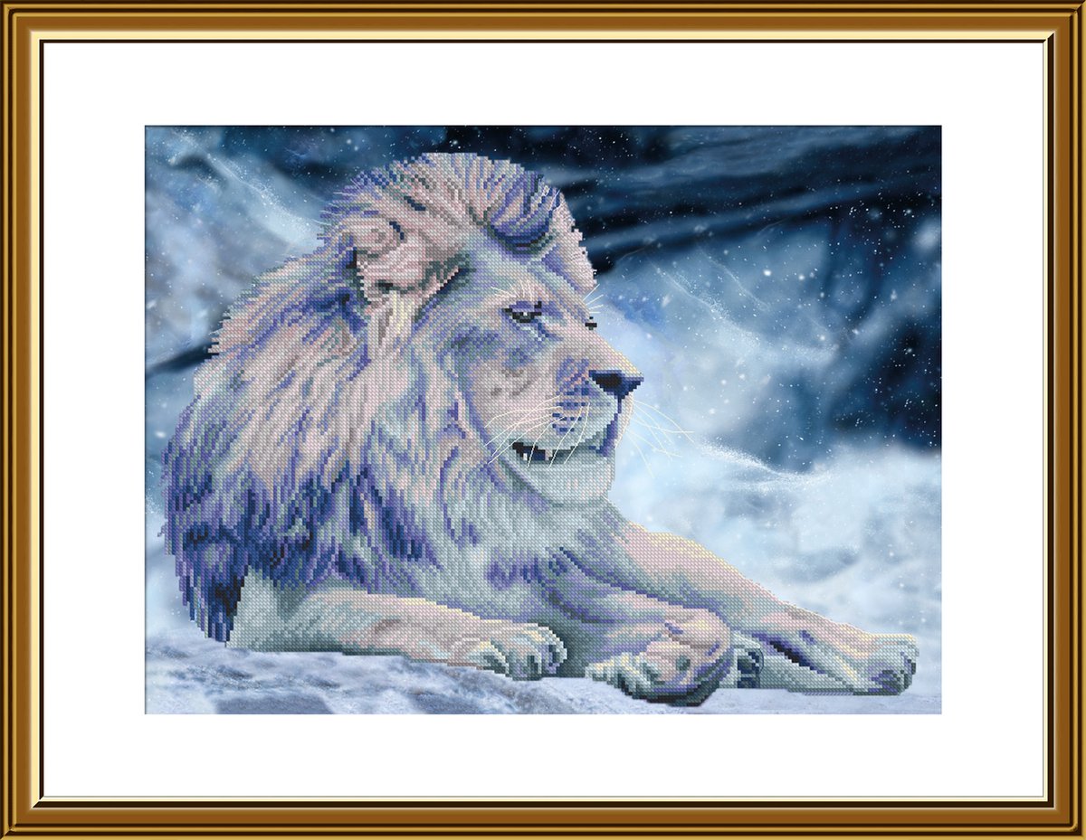 Borduurpakket De Leeuwenkoning