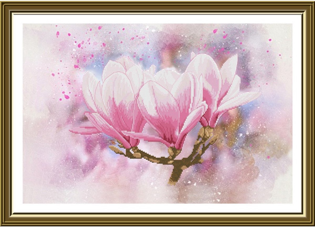 Borduurpakket Magnolia Alexandrië