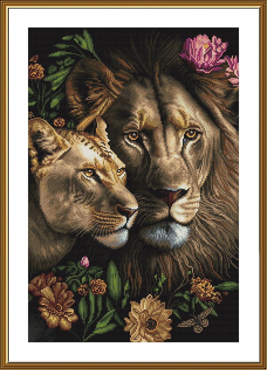 Borduurpakket Nova Sloboda - Owners of the savannah - Eigenaren van de Savanne