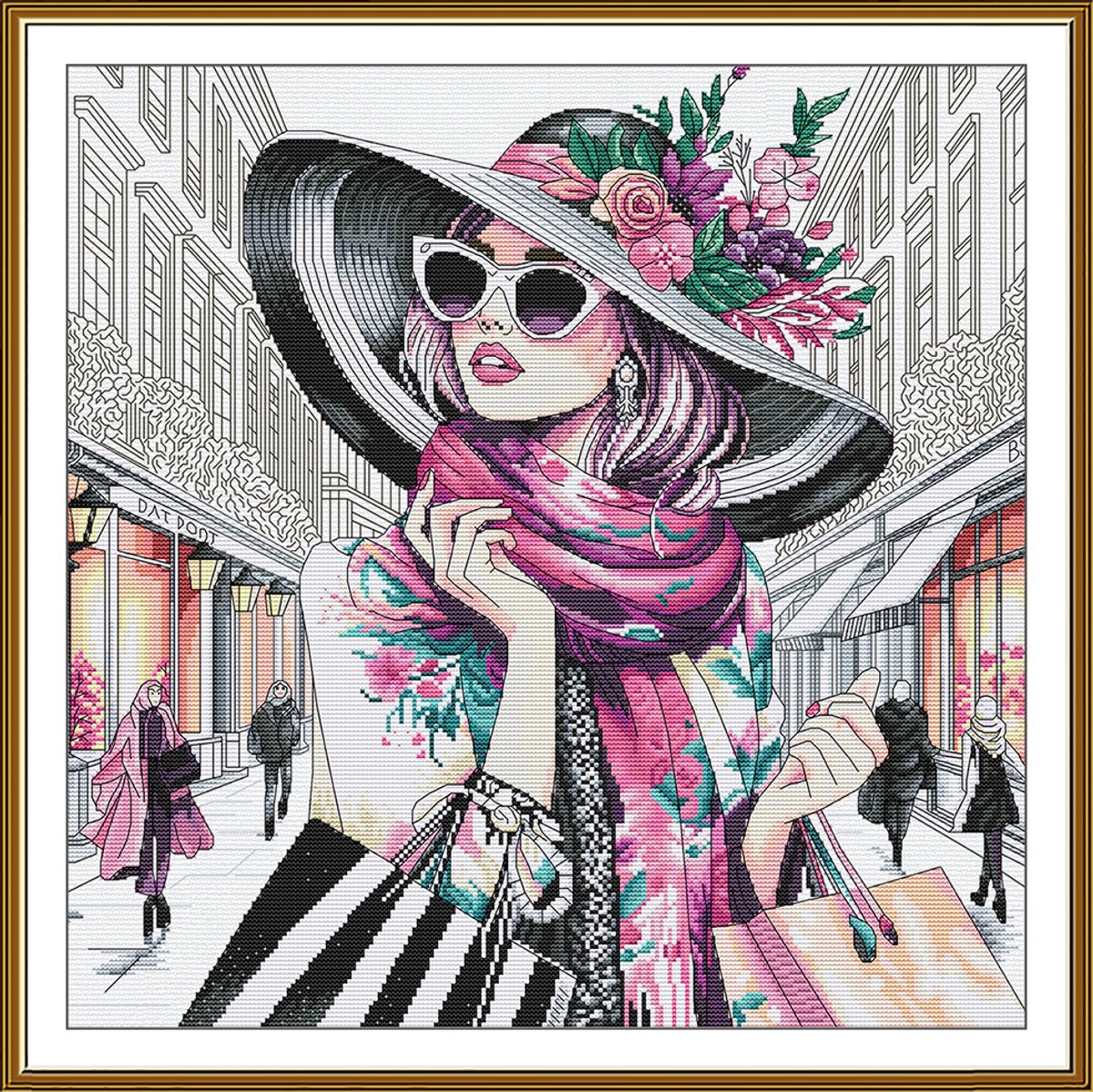 Borduurpakket Nova Sloboda - Parisian Scent - De Geur van Parijs