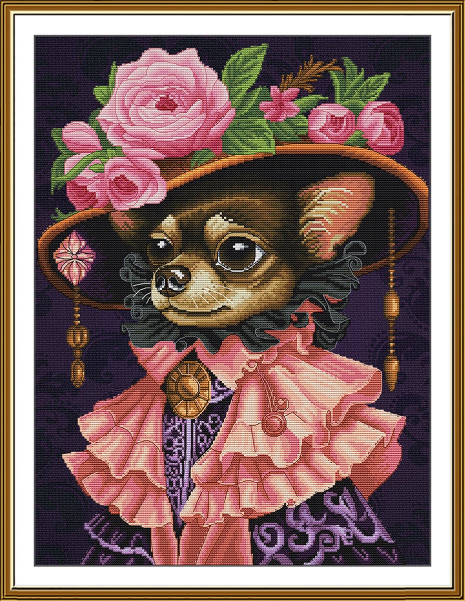 Borduurpakket Nova Sloboda - Young Lady - Jonge Dame