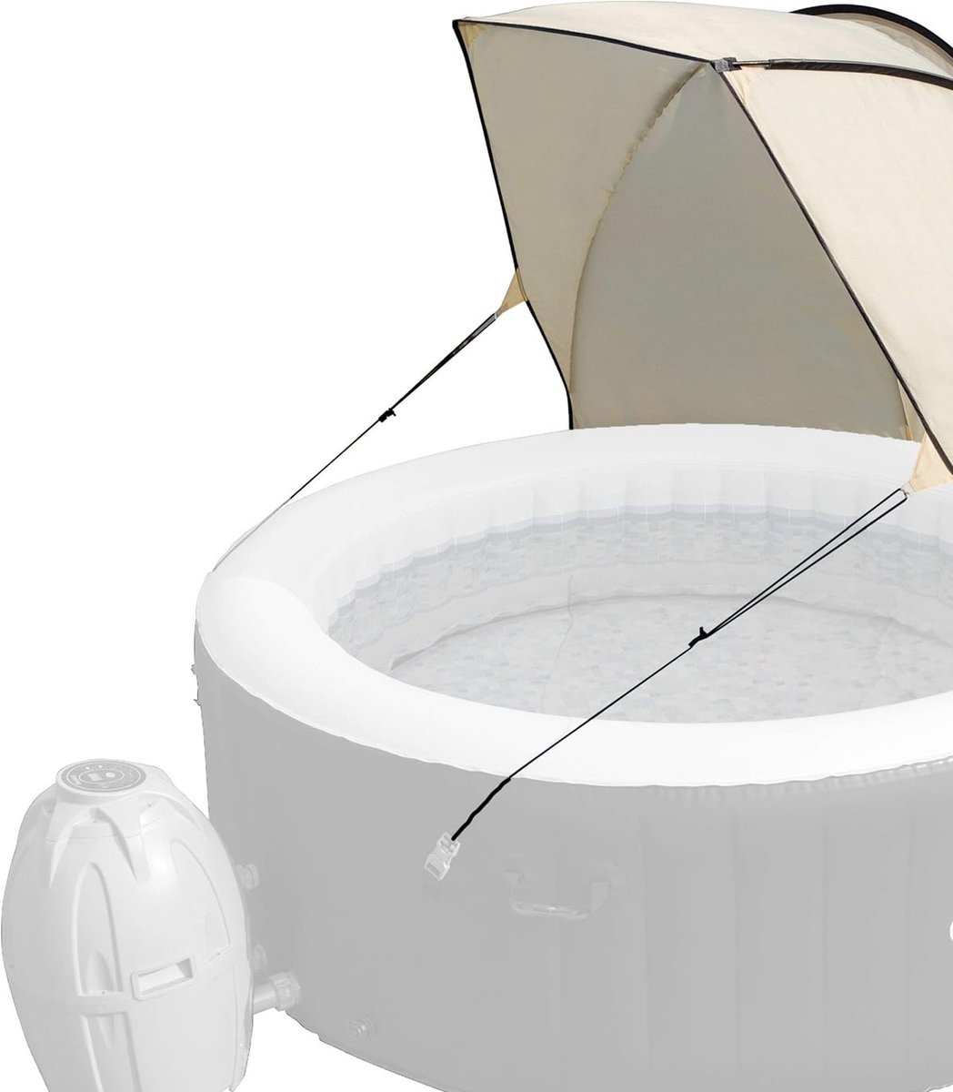 Zonnedak voor Lay-Z Spa & Opblaasbare Jacuzzi – 183 x 94 x 109 cm – UV-Beschermend, Windbestendig & Waterafstotend Spa Overkapping – Inclusief Opbergtas
