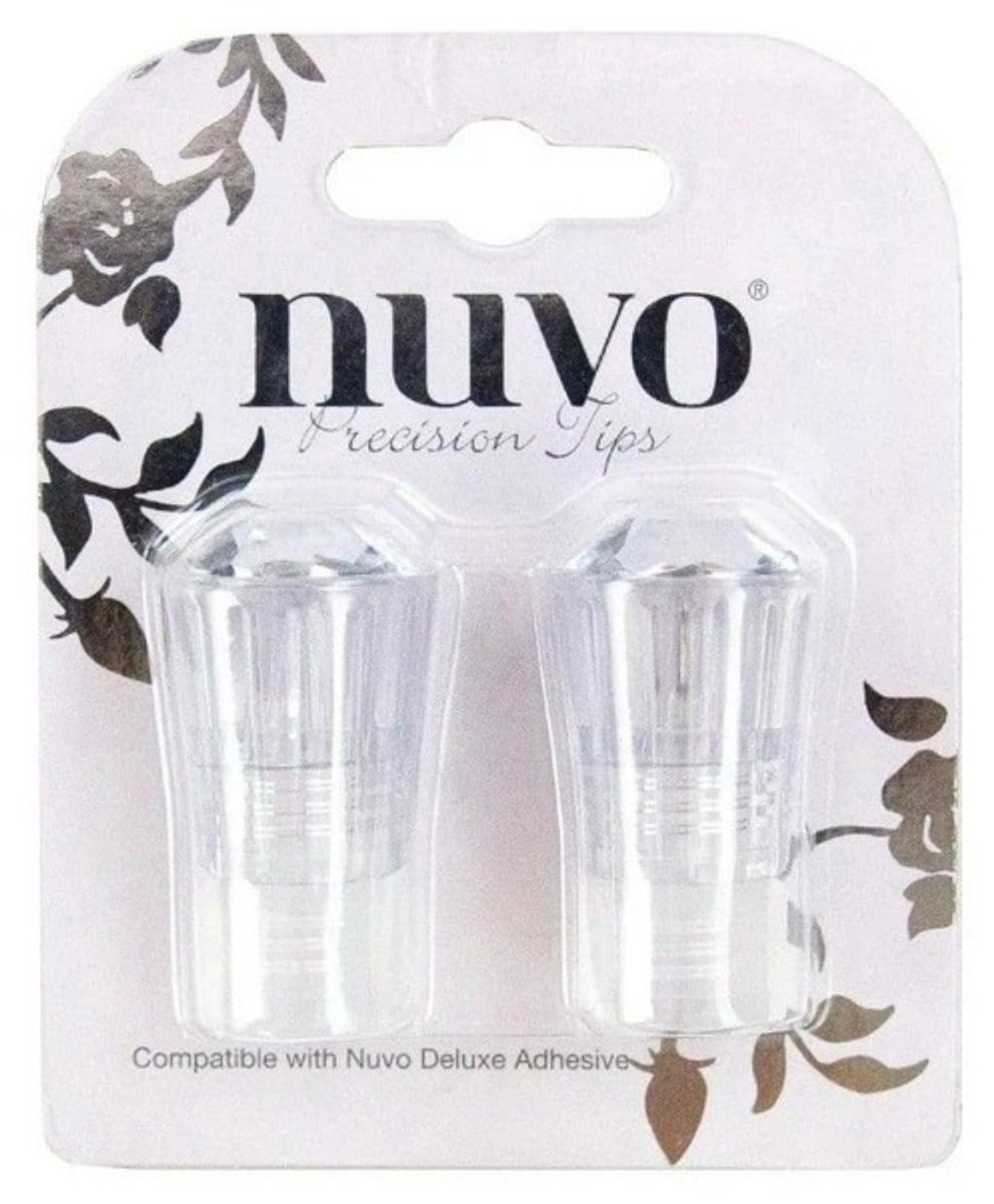 Nuvo Deluxe Adhesive Precision Nozzles 2pcs