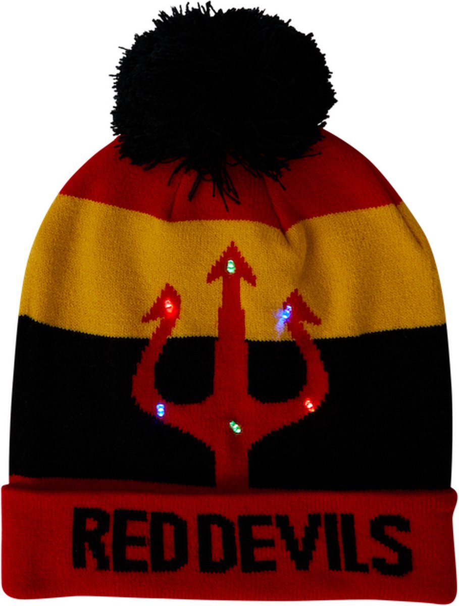 Muts - LED Lampjes - Rode Duivels - België - WK - Voetbal