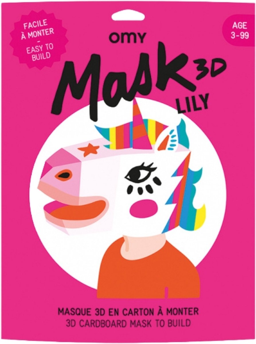 OMY 3D Masker - Unicorn Lily