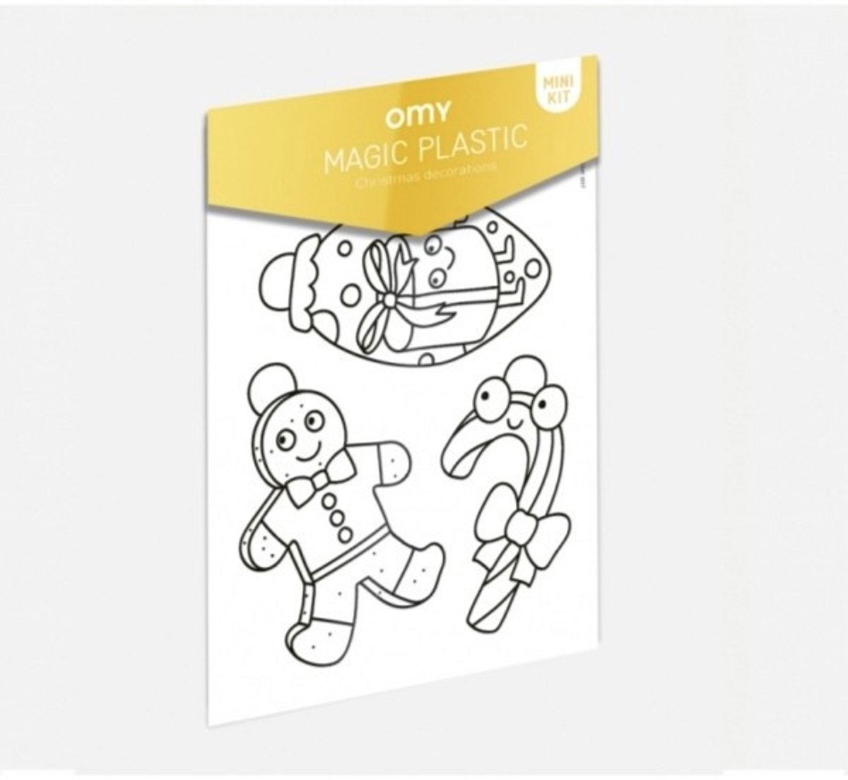 OMY Christmas Decorations MINI KIT MAGIC PLASTIC NOEL