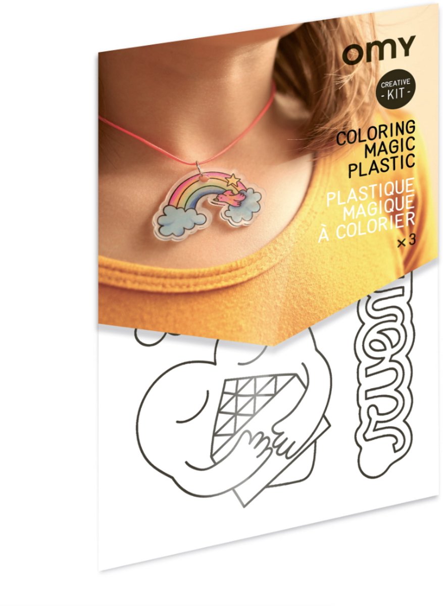OMY Creative Kit 3x Coloring Plastic Magic