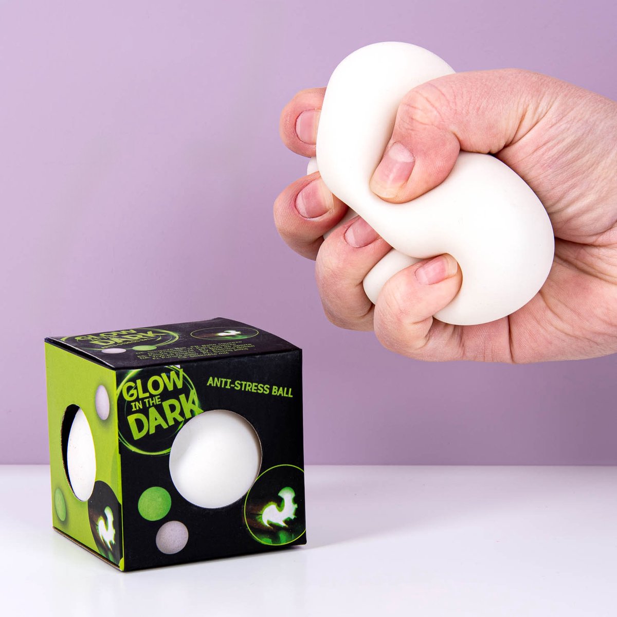 Glow in the dark stressbal van  