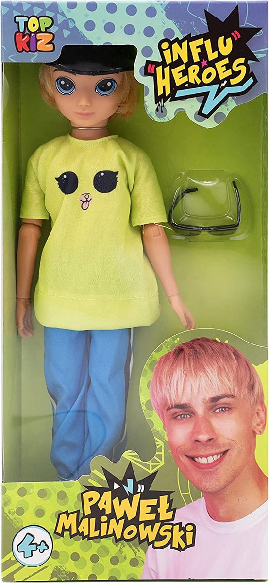 Influ Heroes - Pop Pawel Malinowski- Accessoire - Hoogte 23 cm