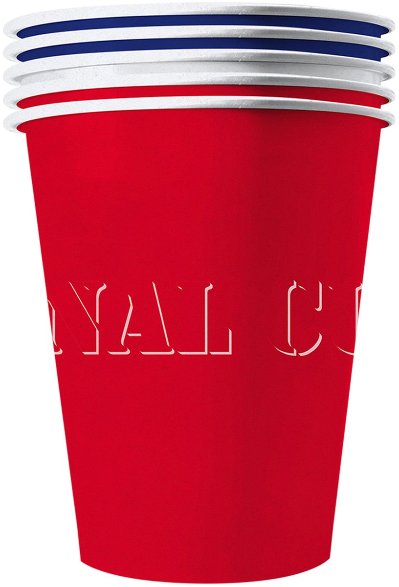 ORIGINAL CUP - 20 Amerikaanse recyclebare kartonnen bekers Frankrijk 53 cl
