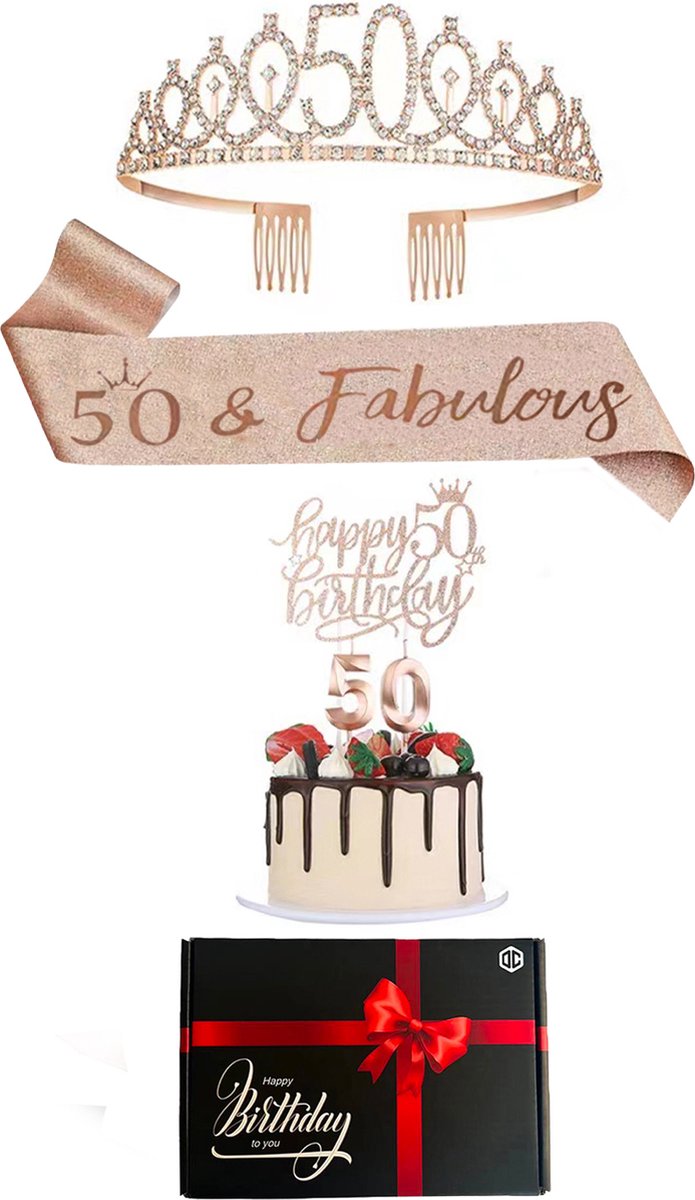 ORIGINAL CUP - Accessoirespakket voor 50e verjaardag