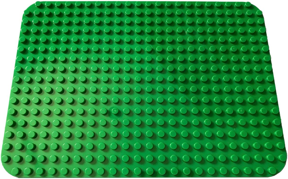 OUYLAF Bouw Plaat - Bouwplaten - Blokplint - Voor Classic Bouwstenen - geschikt voor LEGO - groente - 27X38.5CM - Afgeronde hoeken