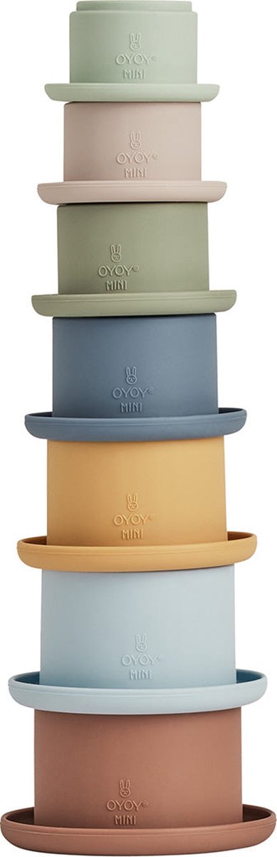   - Stapelbekers - Caramel/Blue